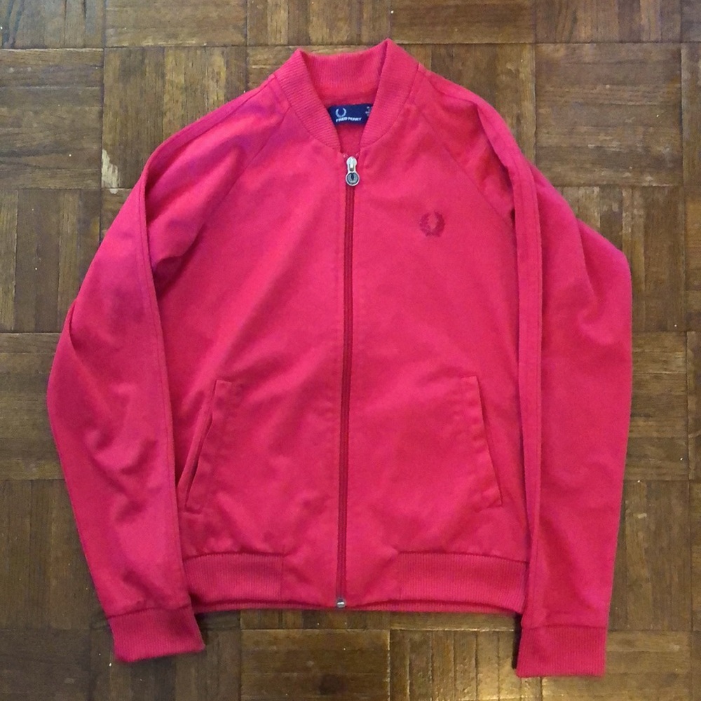 Fred Perry Fuchsia pink Track Jacket